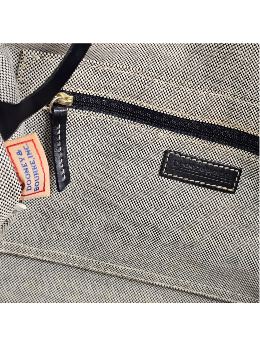 Dooney & Bourke Vintage Monogram Canvas Tote Bag